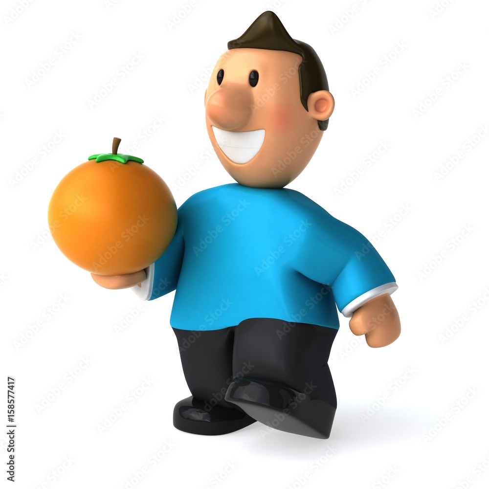 Fun casual man - 3D Illustration Fun casual man - 3D Illustration