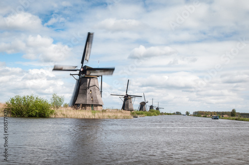 windmill in kinderdijk
