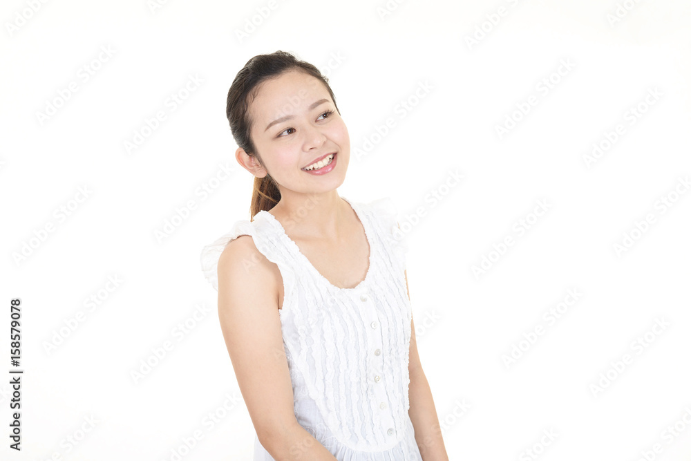 笑顔の女性 笑顔の女性