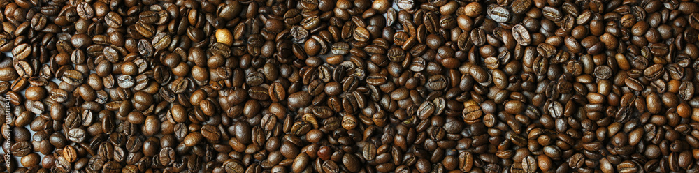 coffee bean texture, top view coffee bean texture, top view