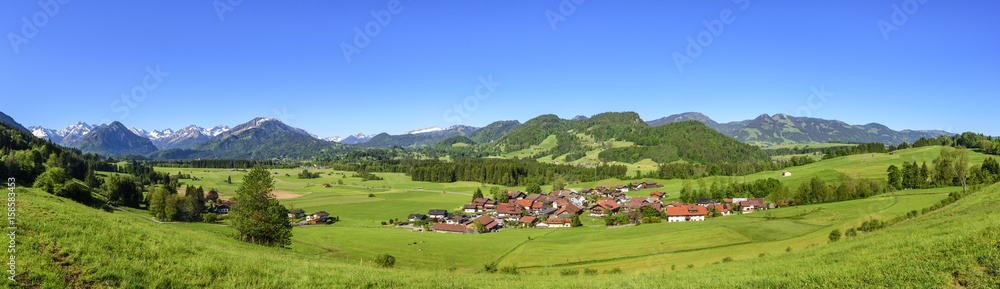 idyllische Landschaft im Oberallgäu bei Rubi