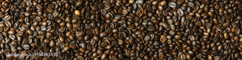 coffee bean texture, top view
