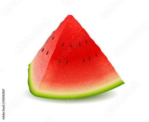 Slice of watermelon, summer and freshness concept 