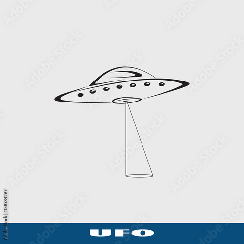 UFO with lights