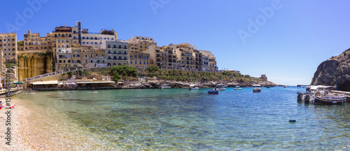 Xlendi Bay.