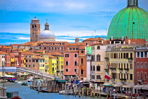 Colorful Canal Grande in Venice view © xbrchx