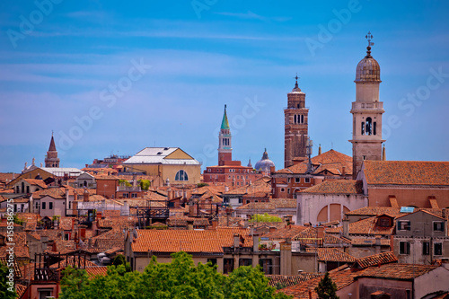 Skyline and rooftops of Venice view
