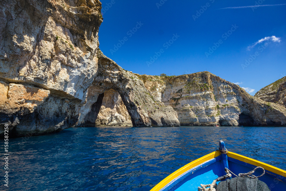 Obraz na plátně Blue Grotto.