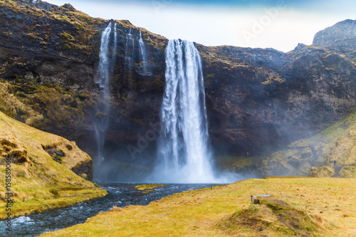 Seljalandsfoss is one of the most beautiful waterfalls on the Iceland