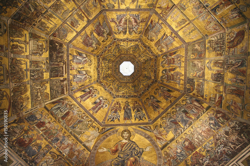 Florence Baptisterium Dome inside