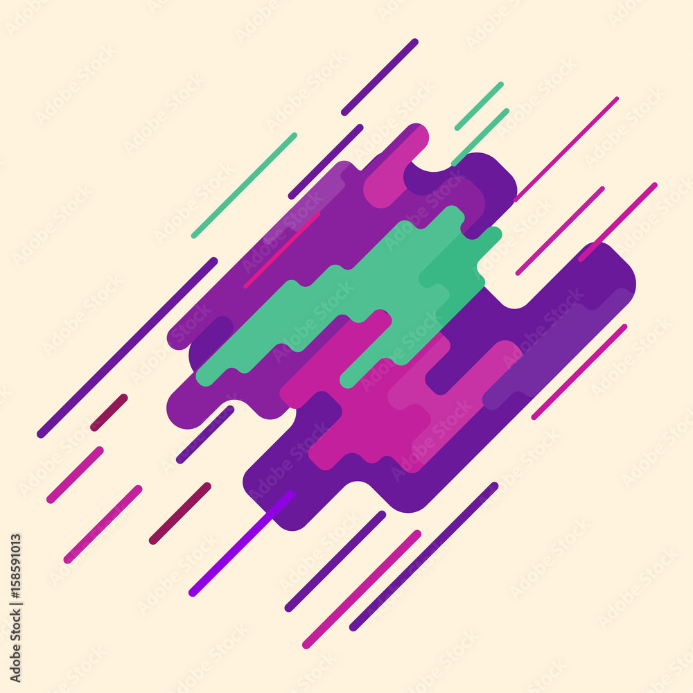 Modern colorful bright abstract element. Vivid stylish futuristic graphic arrangement abstraction composition of rounded colorful shape lines Modern colorful bright abstract element. Vivid stylish futuristic graphic arrangement abstraction composition of rounded colorful shape lines