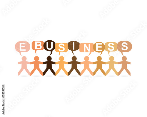 E Business Paper People Speech