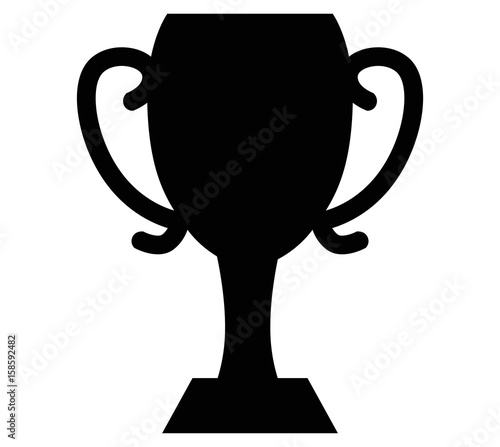 cup champion black icon vector