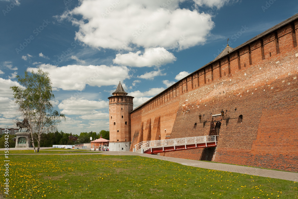 Marinkin Tower Of Kremlin In Kolomna, Moscow Region.