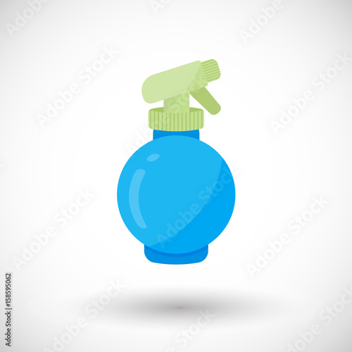 Spray bottle vector flat icon