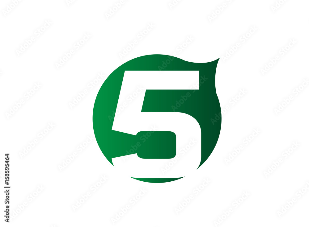 Vector sign spherical number five
Vector sign spherical number five