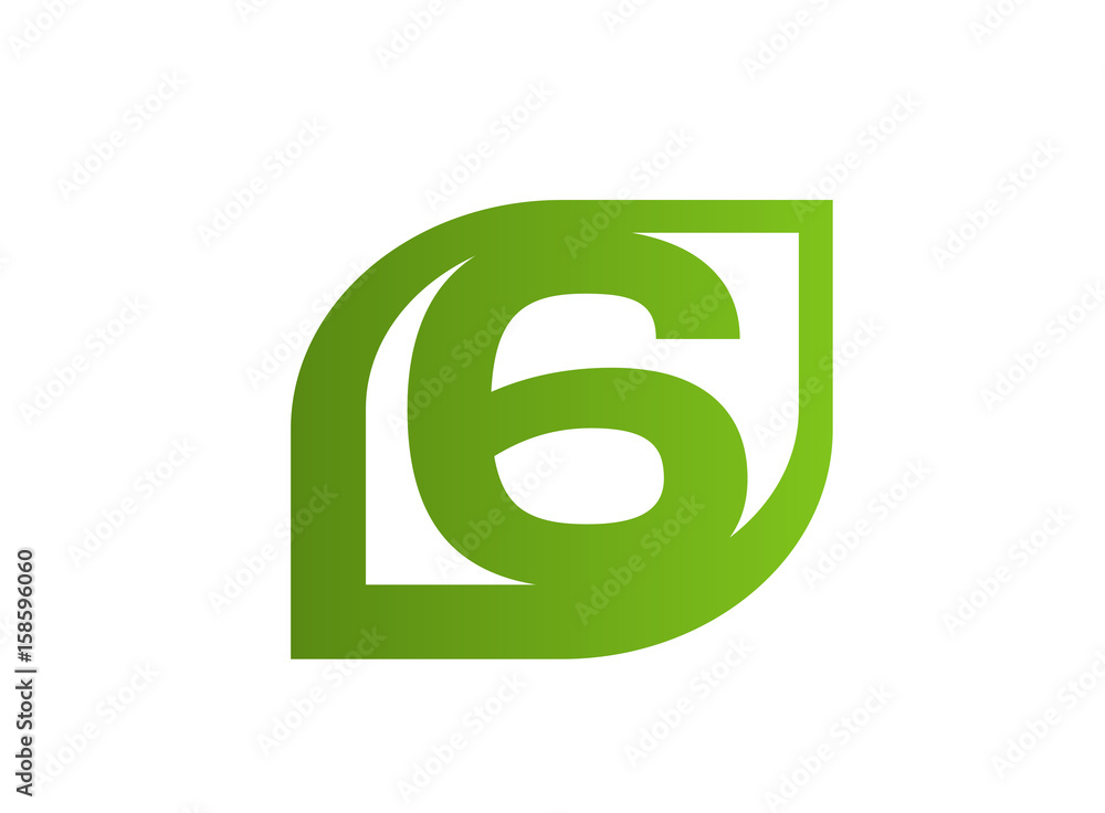 Number six 6 logo icon
Number six 6 logo icon