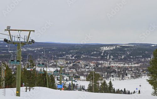 The Ounasvaara mountain skiing resort