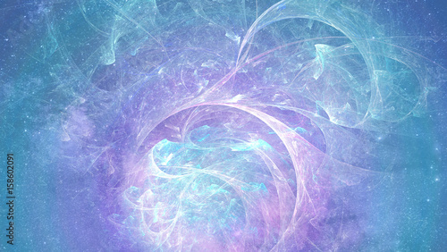 Schilderij op canvas Kosmische Lichtschwingung Lichtwelle Seele