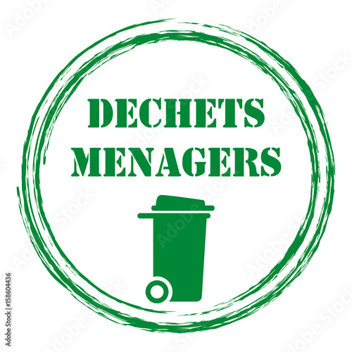 Logo déchets ménagers.