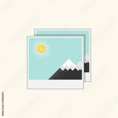 image flat icon