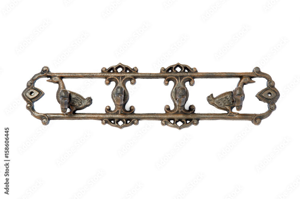 Antique metal hanger. Antique metal hanger.