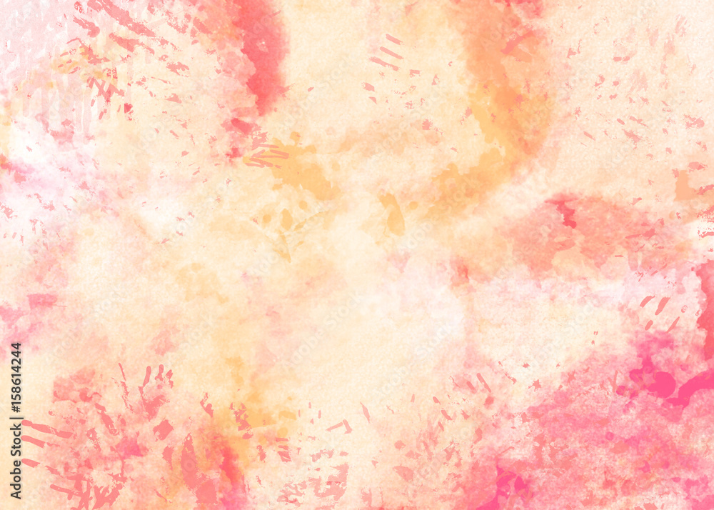 Watercolor abstract background. Digital painting.