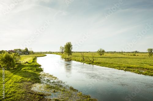 Narew river in Biebrza National Park
