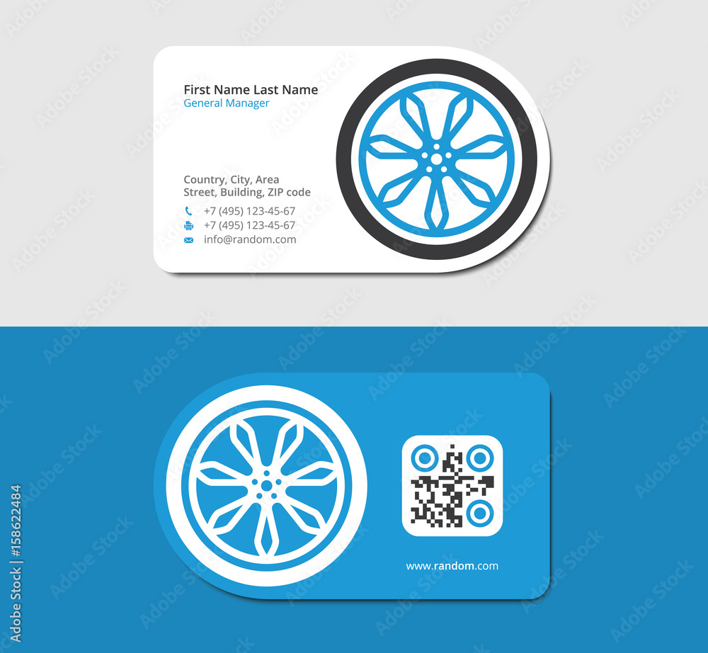 blue business card for the car dealership blue business card for the car dealership