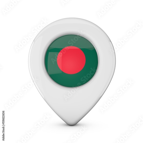 Bangladesh flag location marker icon. 3D Rendering Free Download Bangladesh flag location marker icon. 3D Rendering - GFXLoad