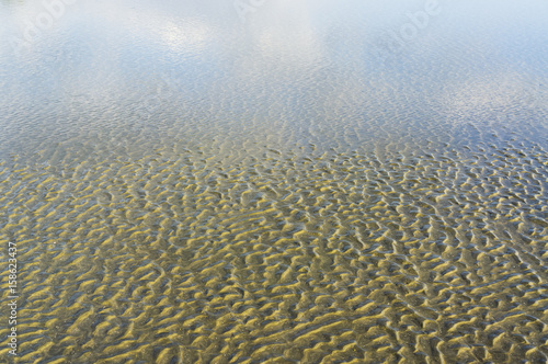 Texture of beach sand background.