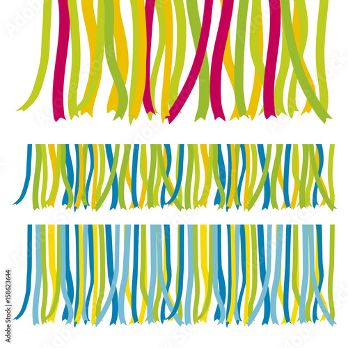 concept simple ribbon banner. simple vector illustration, template