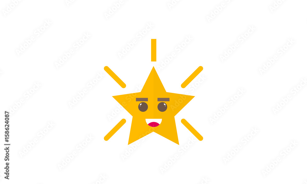 star with face icon star with face icon