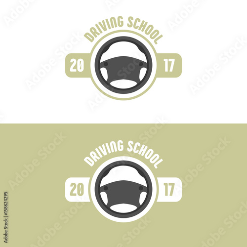 Driving school logo