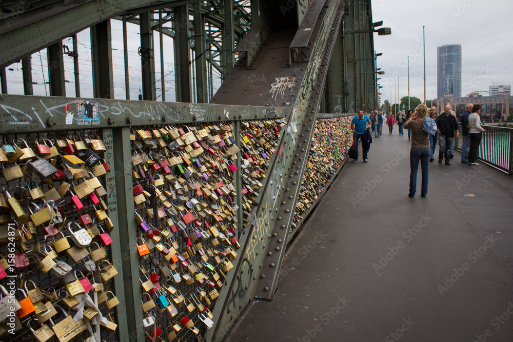 custom made wallpaper toronto digitalBackground of Love padlocks on Hohenzollern bridge, Cologne Germany