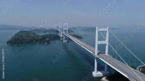 Wallpaper Mural 来島海峡大橋と武志島　空撮（しまなみ海道） Torontodigital.ca