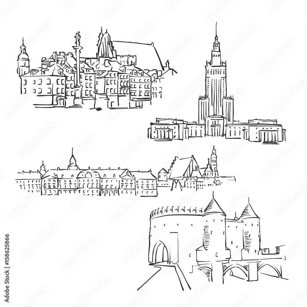 Warsaw, Poland, Famous Buildings