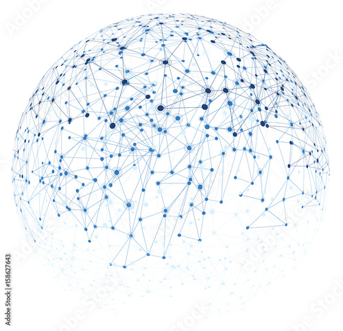 Abstract global social communications background.