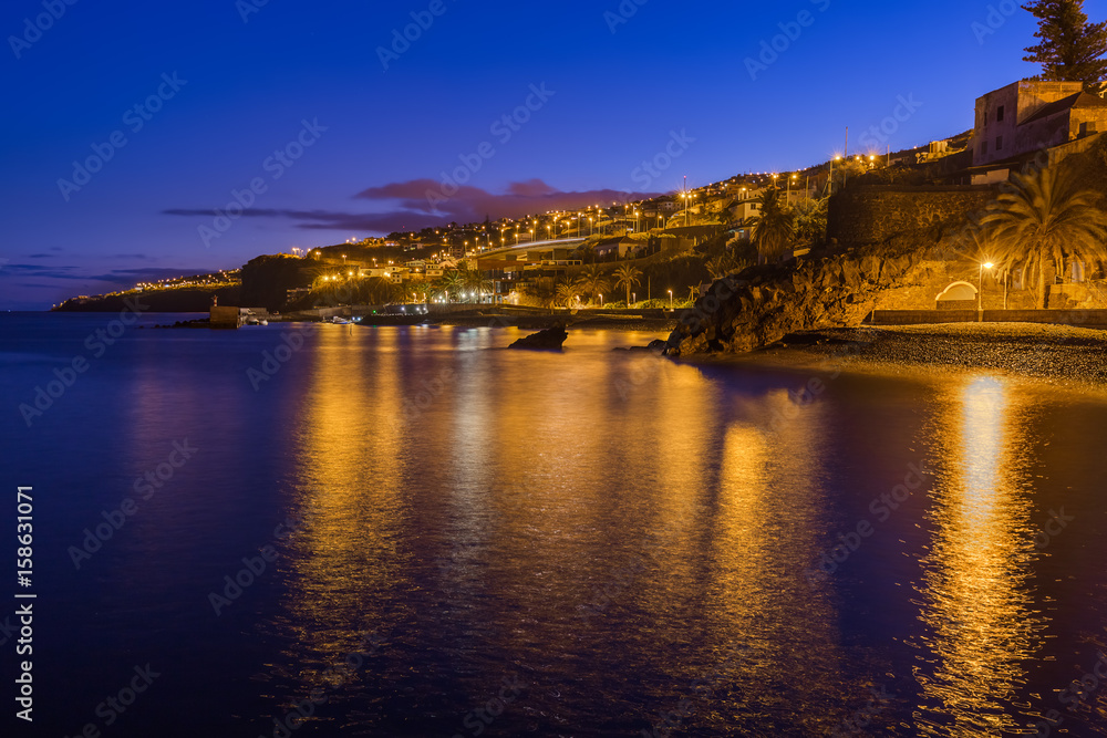 Town Santa Cruz and airport - Madeira Portugal