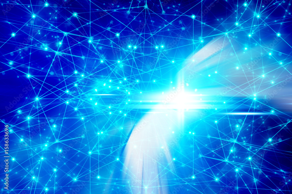 Fototapeta premium cloud storage security information, data deep learning hologram ai technology robotic, futuristic cyber network system online