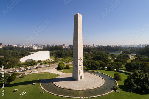 Aerial View of Ibirapuera in Sao Paulo, Brazil photo