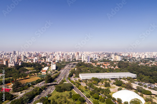 Aerial View of Sao Paulo, Brazil