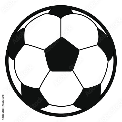 Isolated soccer ball