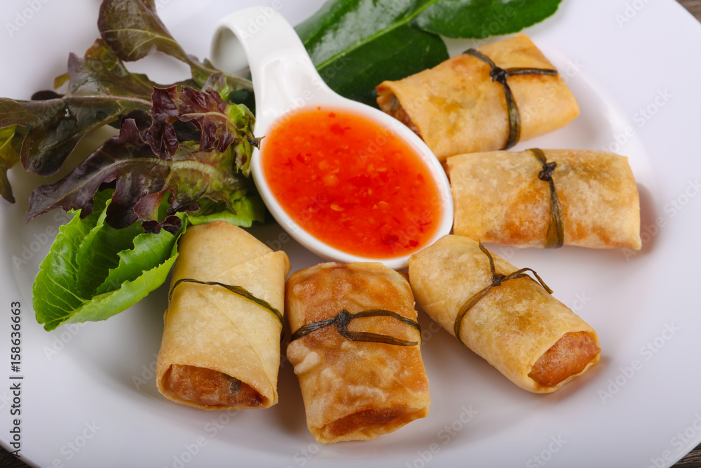 Asian spring roll Asian spring roll