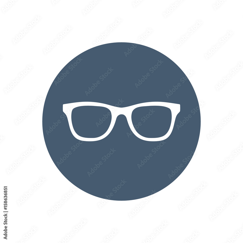Glasses Icon. Vector illustration. Elements for design. Glasses Icon. Vector illustration. Elements for design.