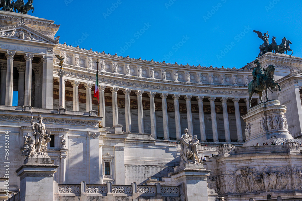 National monument to Vittorio Emanuele II (Victor Emmanuel II) Rome, Italy