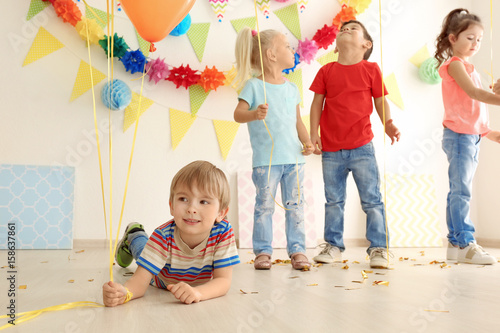 Cute little children playin...