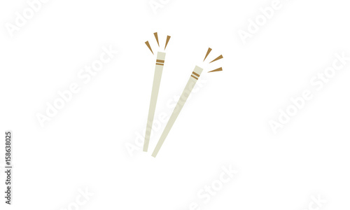 chopsticks vector icon design