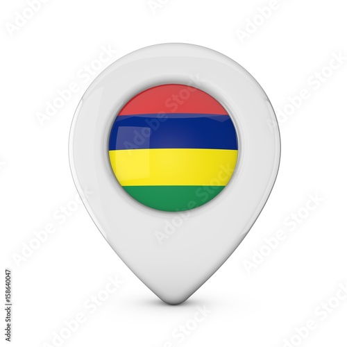 Mauritius flag location marker icon. 3D Rendering Free Download Mauritius flag location marker icon. 3D Rendering - GFXLoad