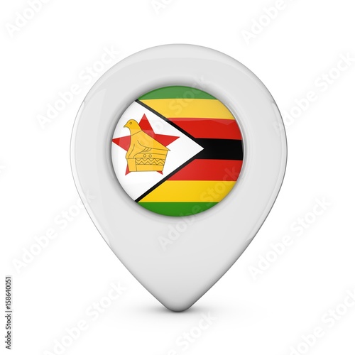 Zimbabwe flag location marker icon. 3D Rendering Free Download Zimbabwe flag location marker icon. 3D Rendering - GFXLoad